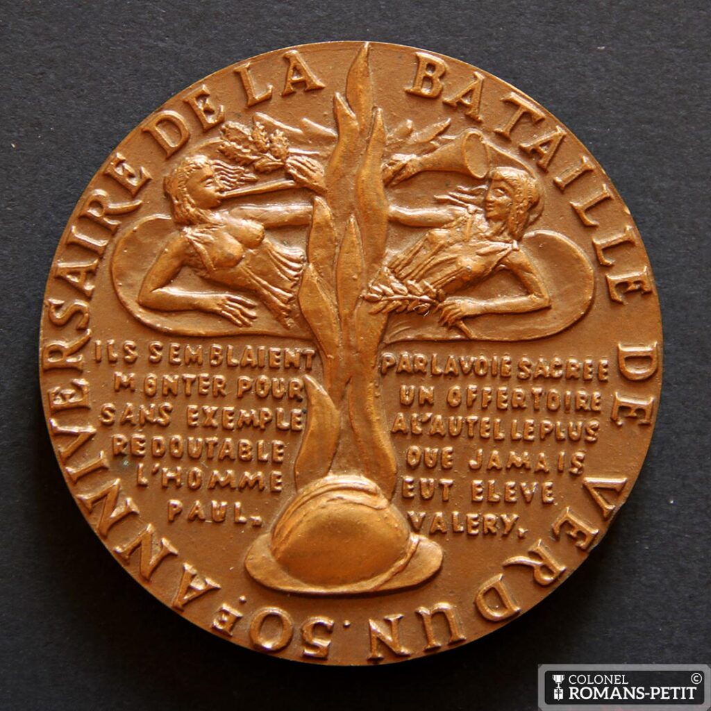 Médaille de table Verdun