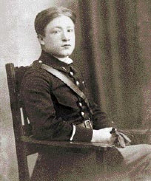 Le jeune officier Henri Petit, alors sous-lieutenant.